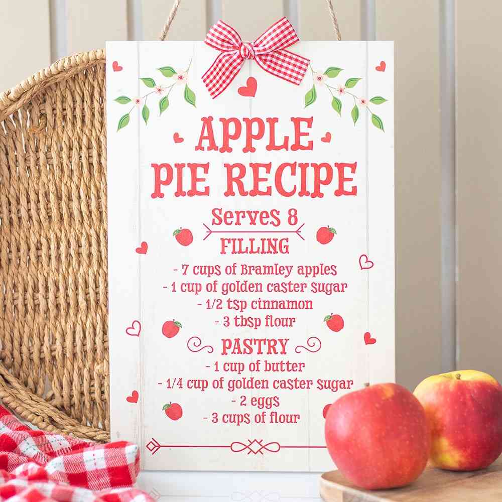 Something Different - Autumn Skies & Apple Pies Decoratief bord - Multicolours